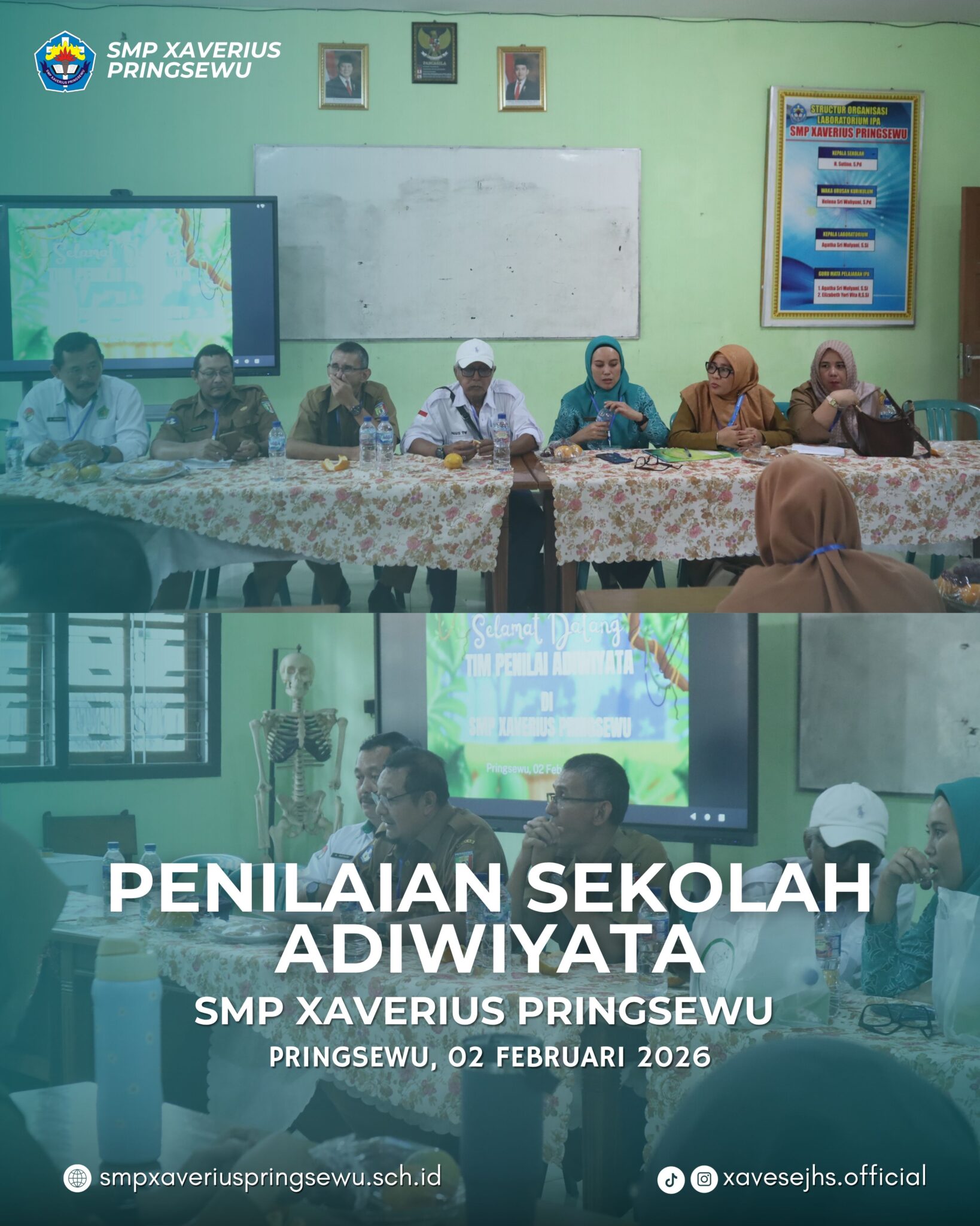 SMP Xaverius Pringsewu Borong Penghargaan: Predikat terbaik 2 Lomba Sekolah Sehat dan Sekolah Adiwiyata